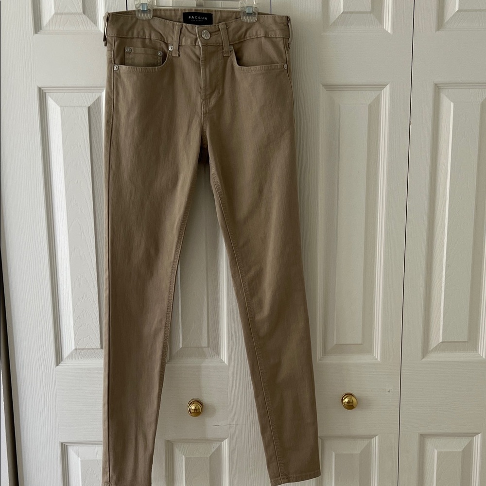 PacSun Men's Skinny Jeans in Tan